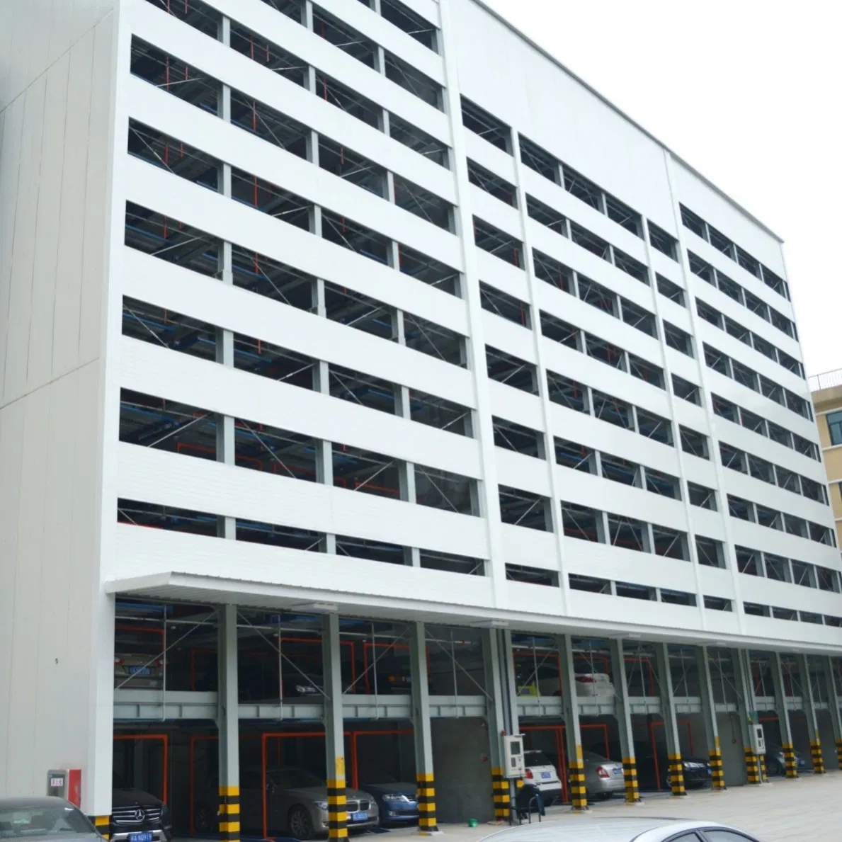 Lightweight 12 Level Puzzle Parking System with Aluminum Frame for Small Commercial Building Use