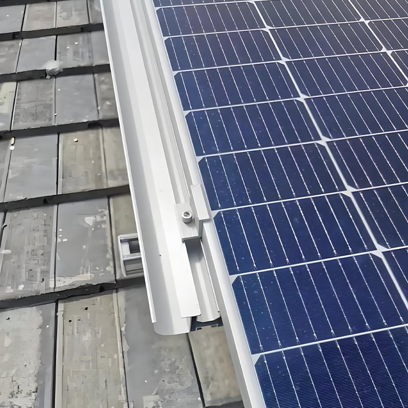 Lightweight-Yet-Sturdy Solar Structure Solar Power System Rooftops PV Mount Systems Solar Panel Kit Flat Roof Bracket Mounting Systems for Home