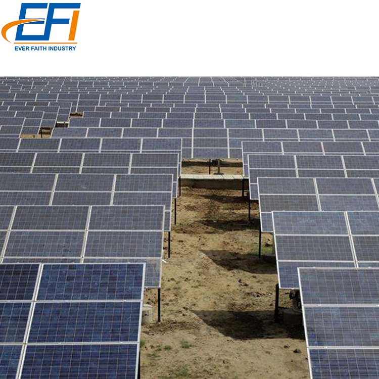 Solar PV Ground Mounting System Single Axis Solar Tracking System