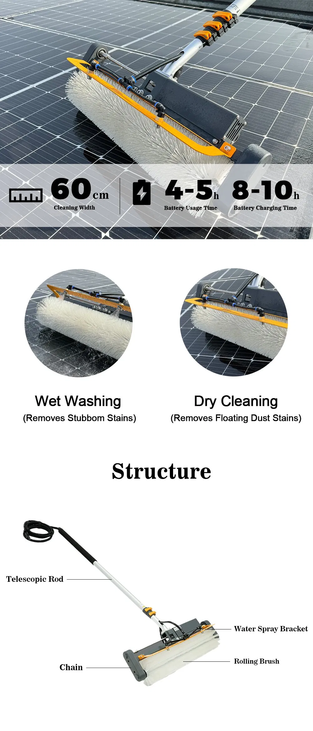 Solar Cleaning Brush 4