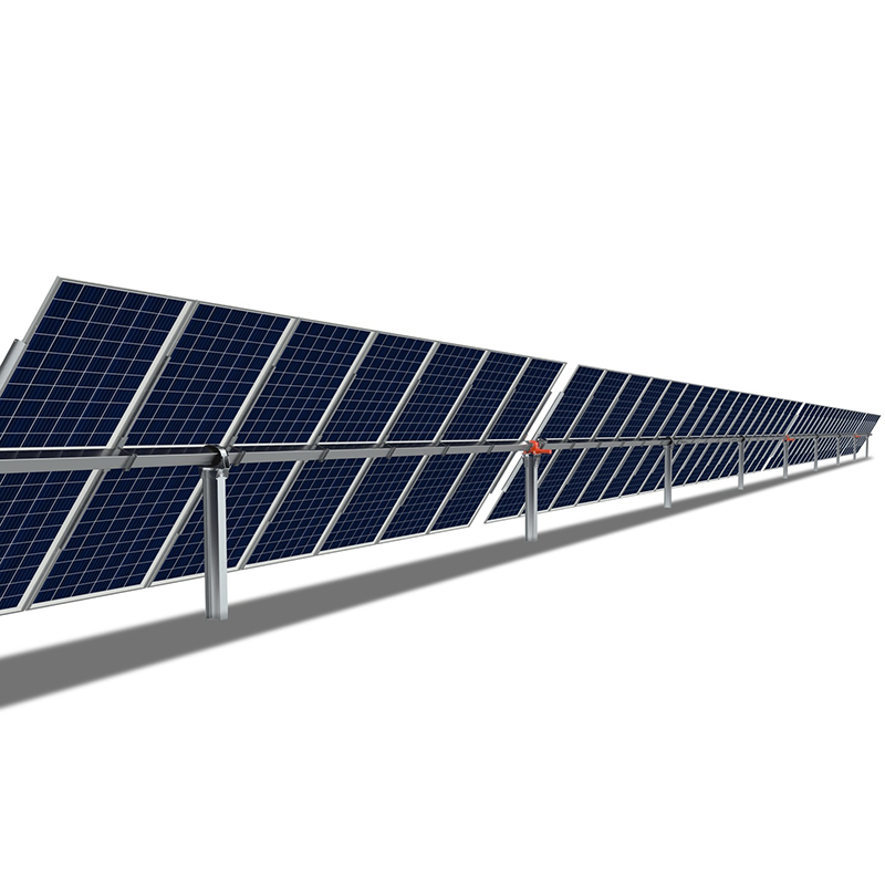 Ground Mount Solar Panel Tracking Bracket 0.5kw~100kw Single Axis Solar Tracking System