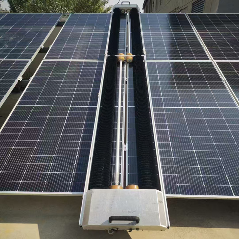 Portable PV Cleaning Machine: Remote-Controlled Solar Panel Cleaning