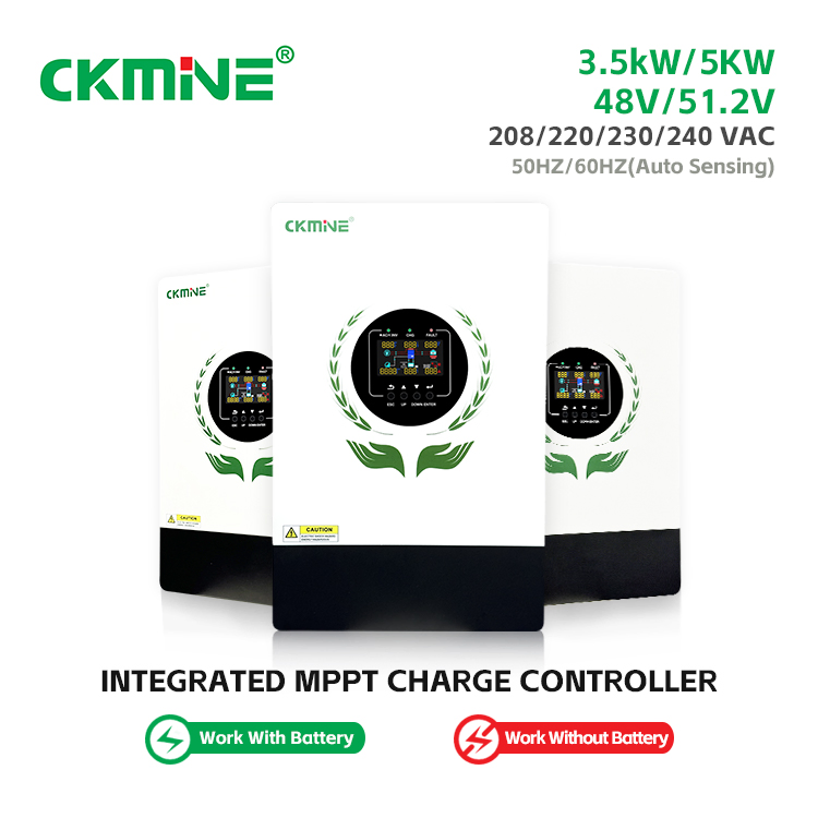 Integrated MPPT off Grid 5kw Solar Inverter Work with or Without Battery