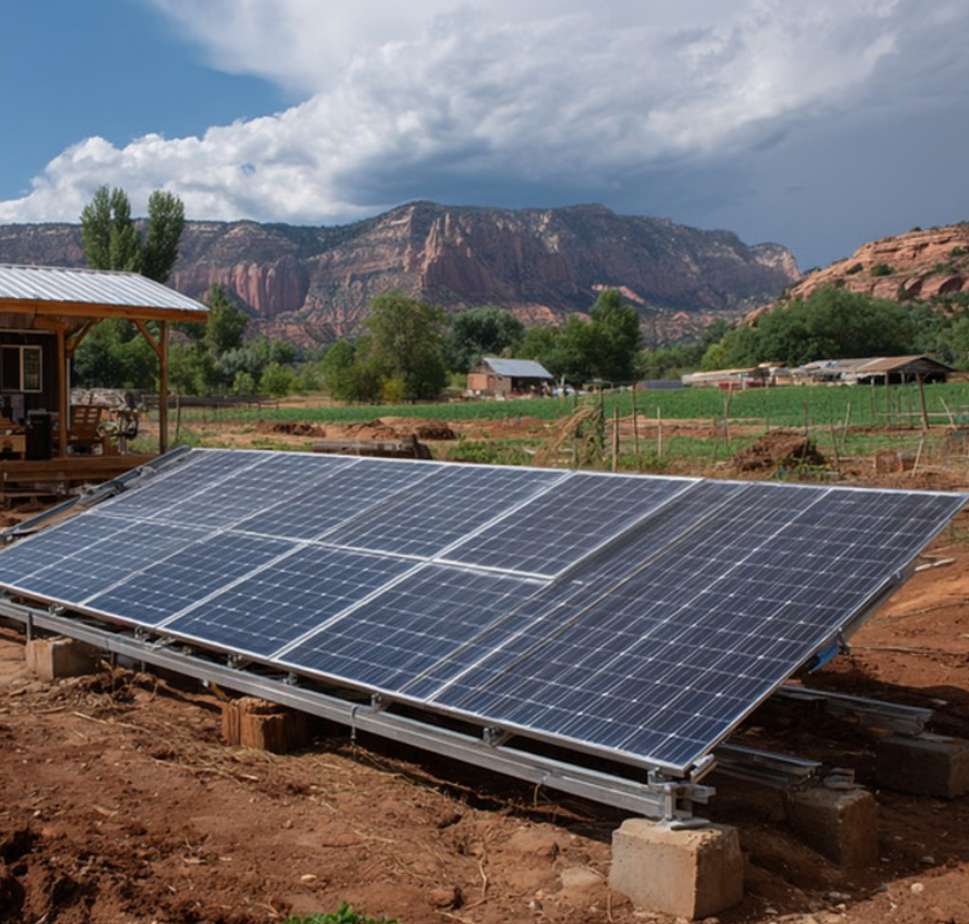 Heavy-Duty Solar Ground Mounting System for Maximum Wind Resistance