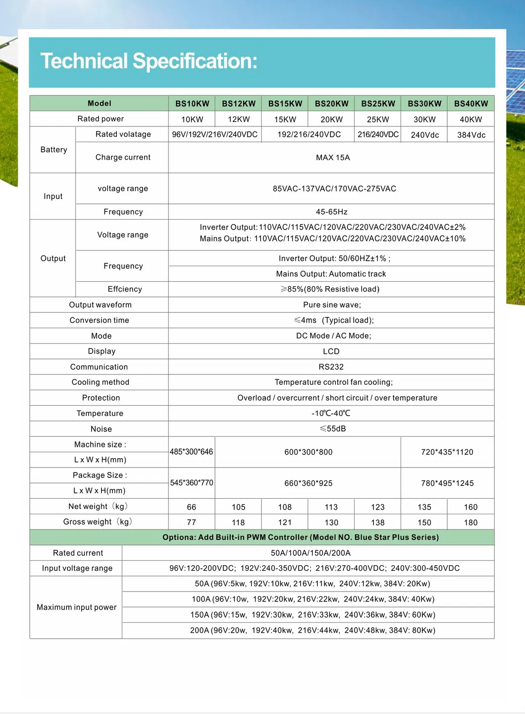 High Power Solar Controller Home Inverter 3