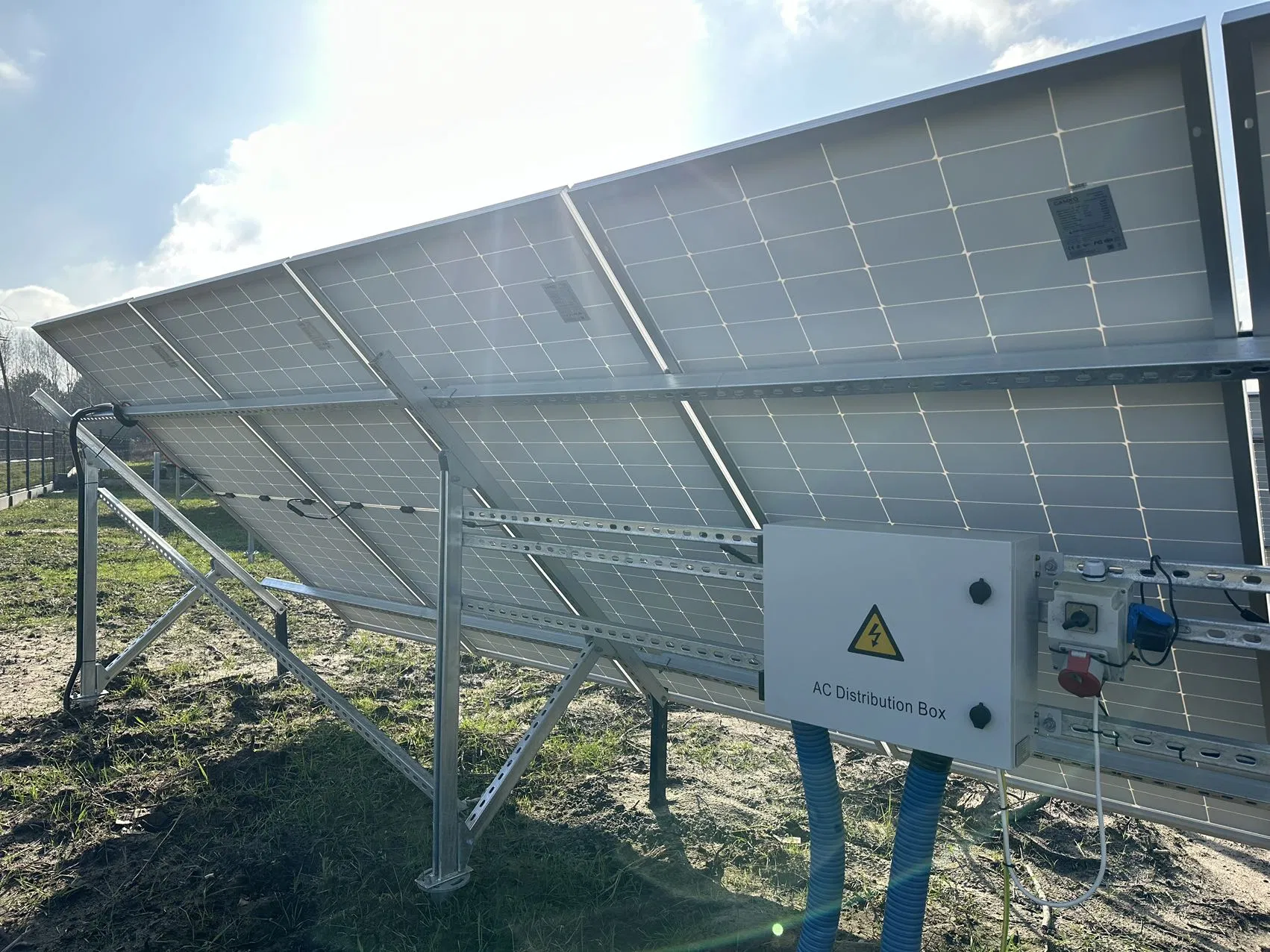 Solar Bracket Normal Type Solar Mounting System Used for Ground Open Field.