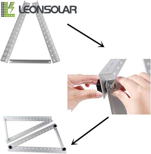 Lightweight Portable Aluminum Solar Module Tripod Mounting System