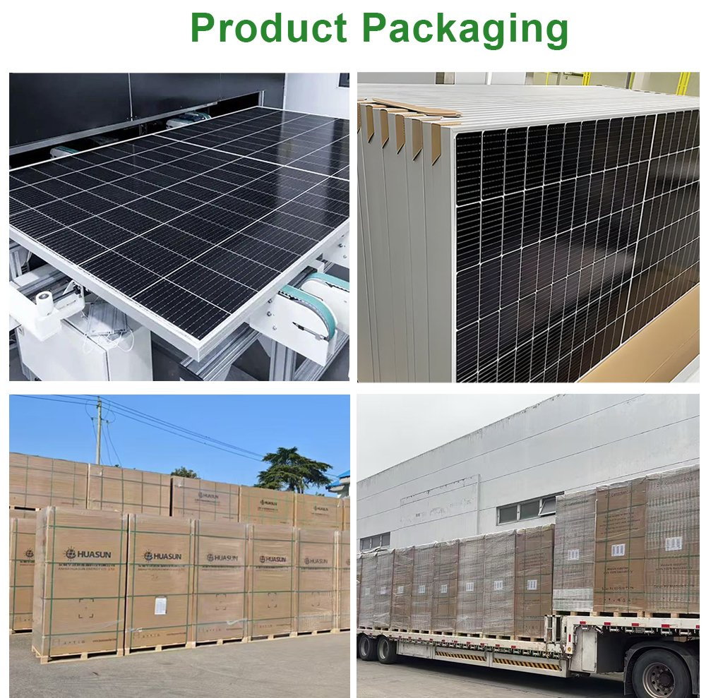 Huasun Hjt Bifacial Solar Panel 700W 710W 720W Technology Double Glass High Power Solar Panels Photovoltaic Solar Panel
