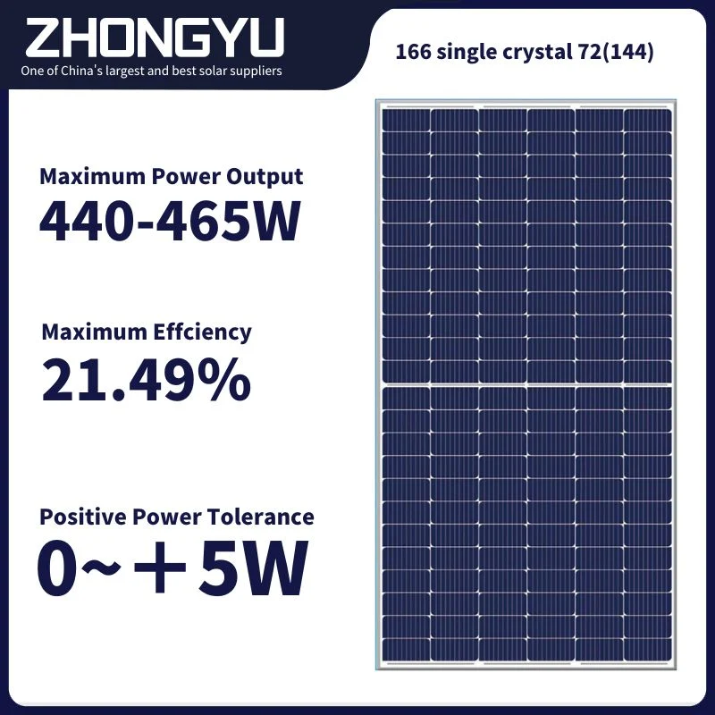Wholesale 550W Solar Panel Renewable Energy Grid Connected Photovoltaic Power Generation PV Module Monocrystalline Silicon Solar Panels
