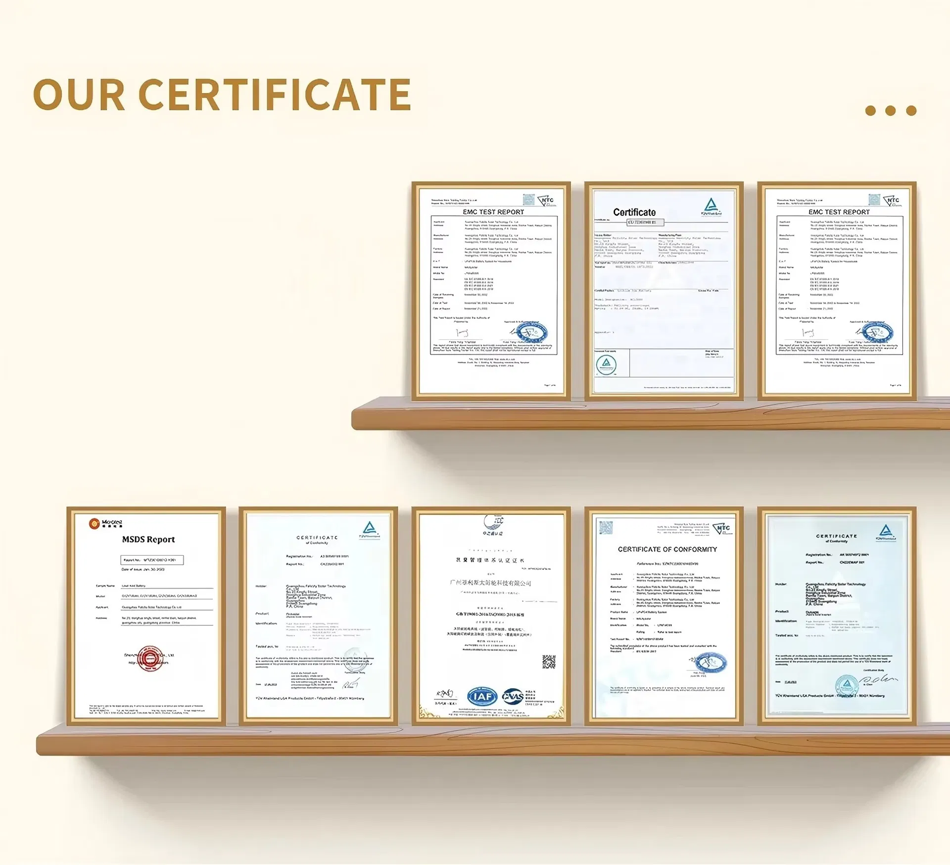 Product Certifications
