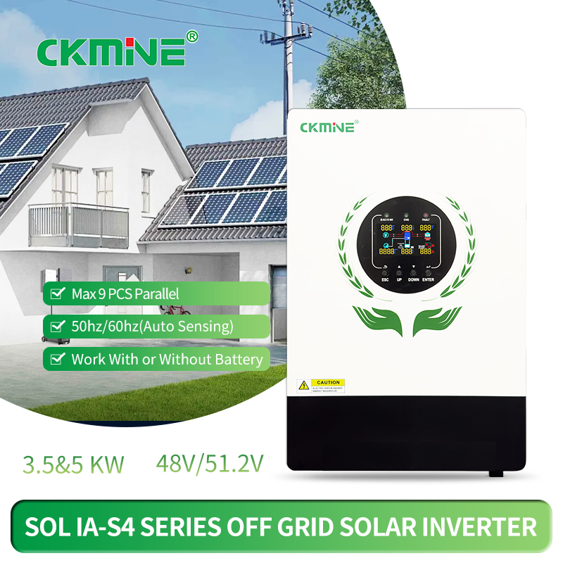 Integrated MPPT off Grid 5kw Solar Inverter Work with or Without Battery