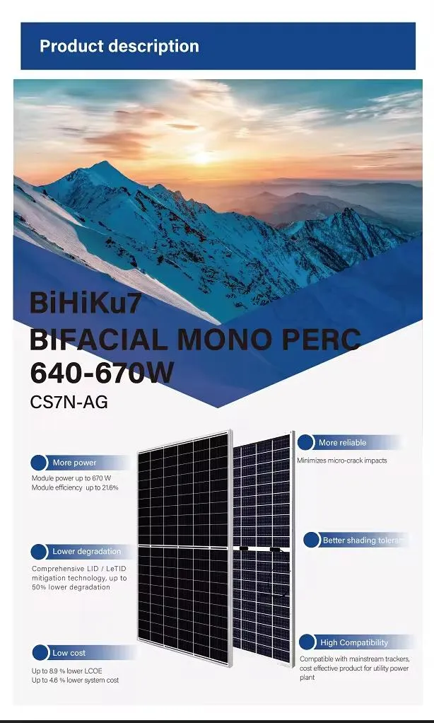 Solar Panel Description