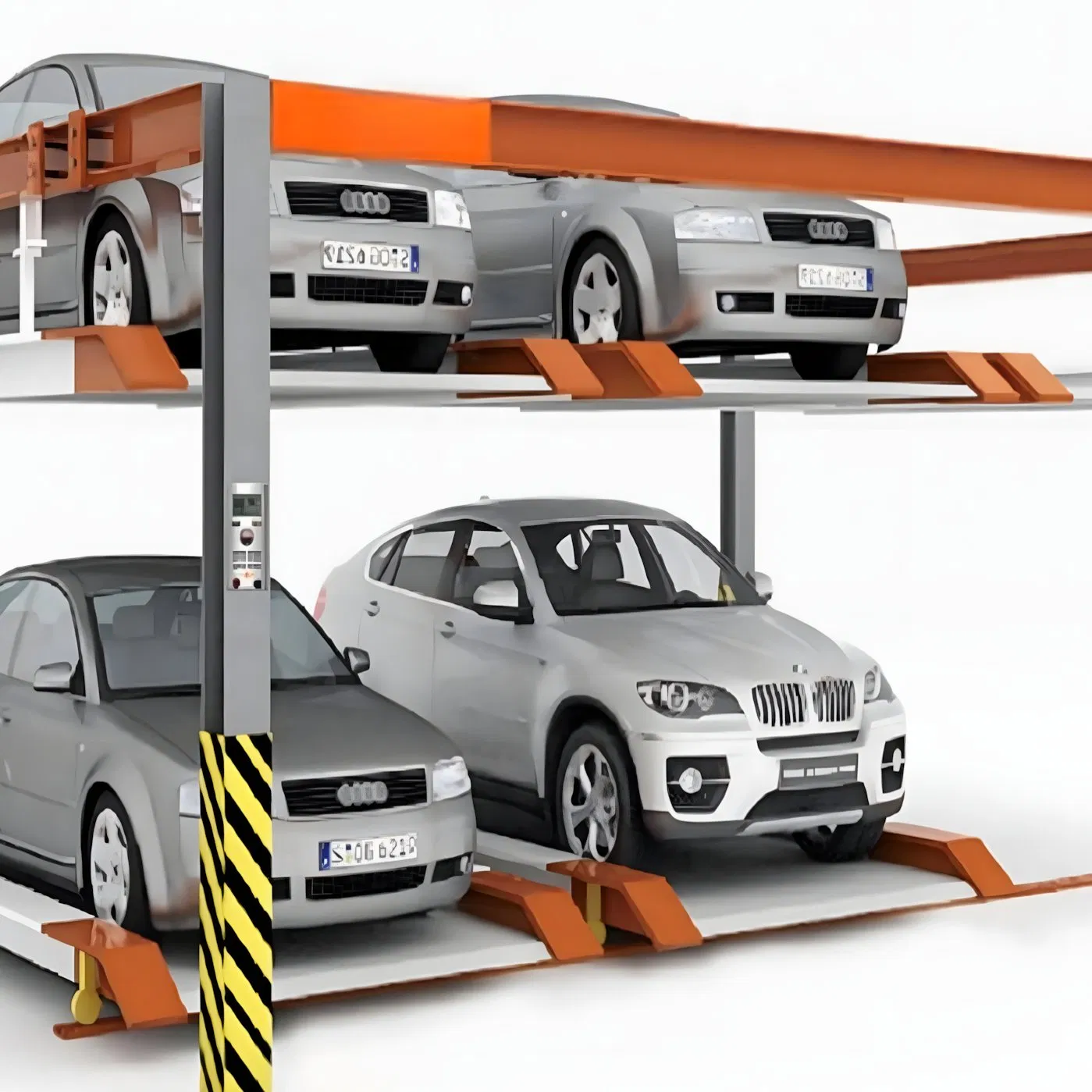 Lightweight Yet Sturdy Puzzle Parking System for Rooftop Parking Installation