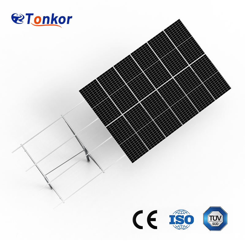 Single Pile Ground Mount Solar PV Racking System for Projects