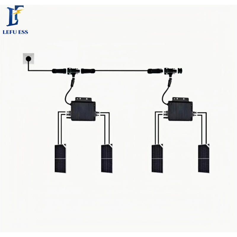 High-Efficiency 600W Pure Sine Wave WiFi Micro Inverter for Solar panel Power Systems