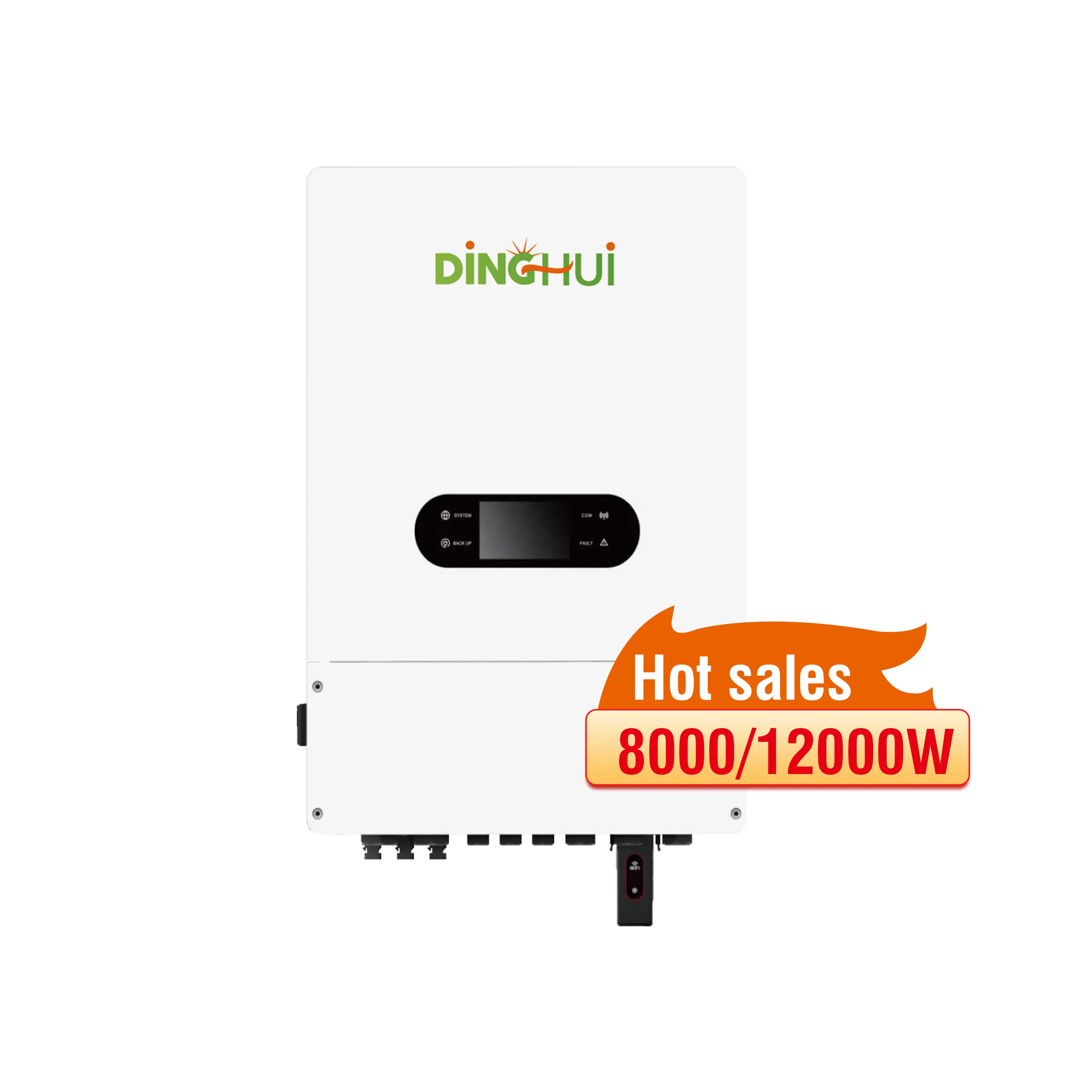 High Frequency MPPT Integrated 8kw 10kw 12kw IP65 Hybrid Inverter for Solar System