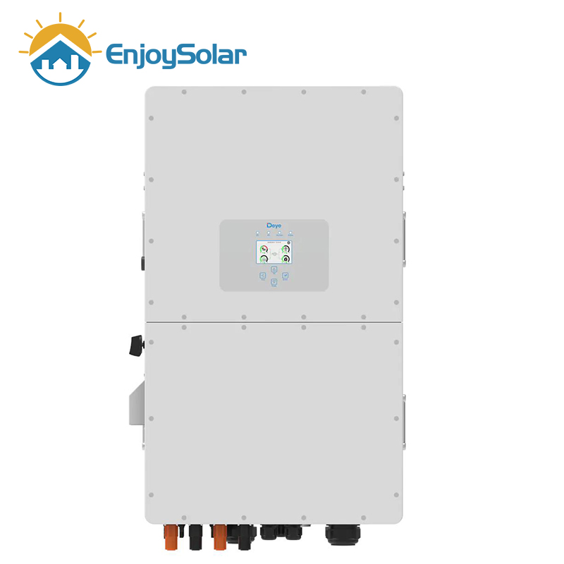 Enjoy Solar China Wholesale 30kw 35kw 40kw 50kw on Grid off Grid Hybrid Deye Solar Power Inverter for Solar Power Storage System