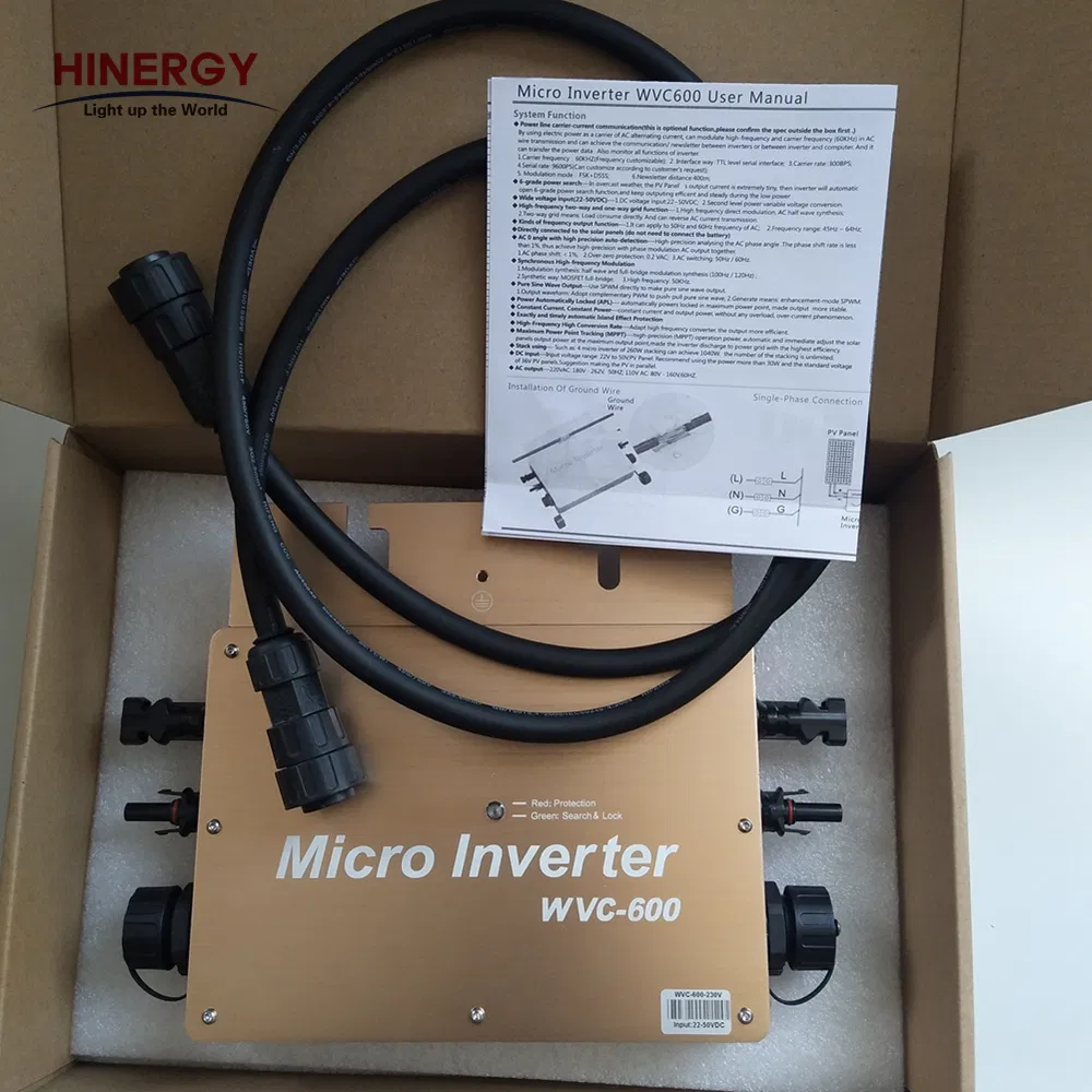 Germany Wvc Micro Inverter 2000W 600/800/1000/1200/1600W Solar Micro Inverter Wvc-2000g3-EU-230 Stock