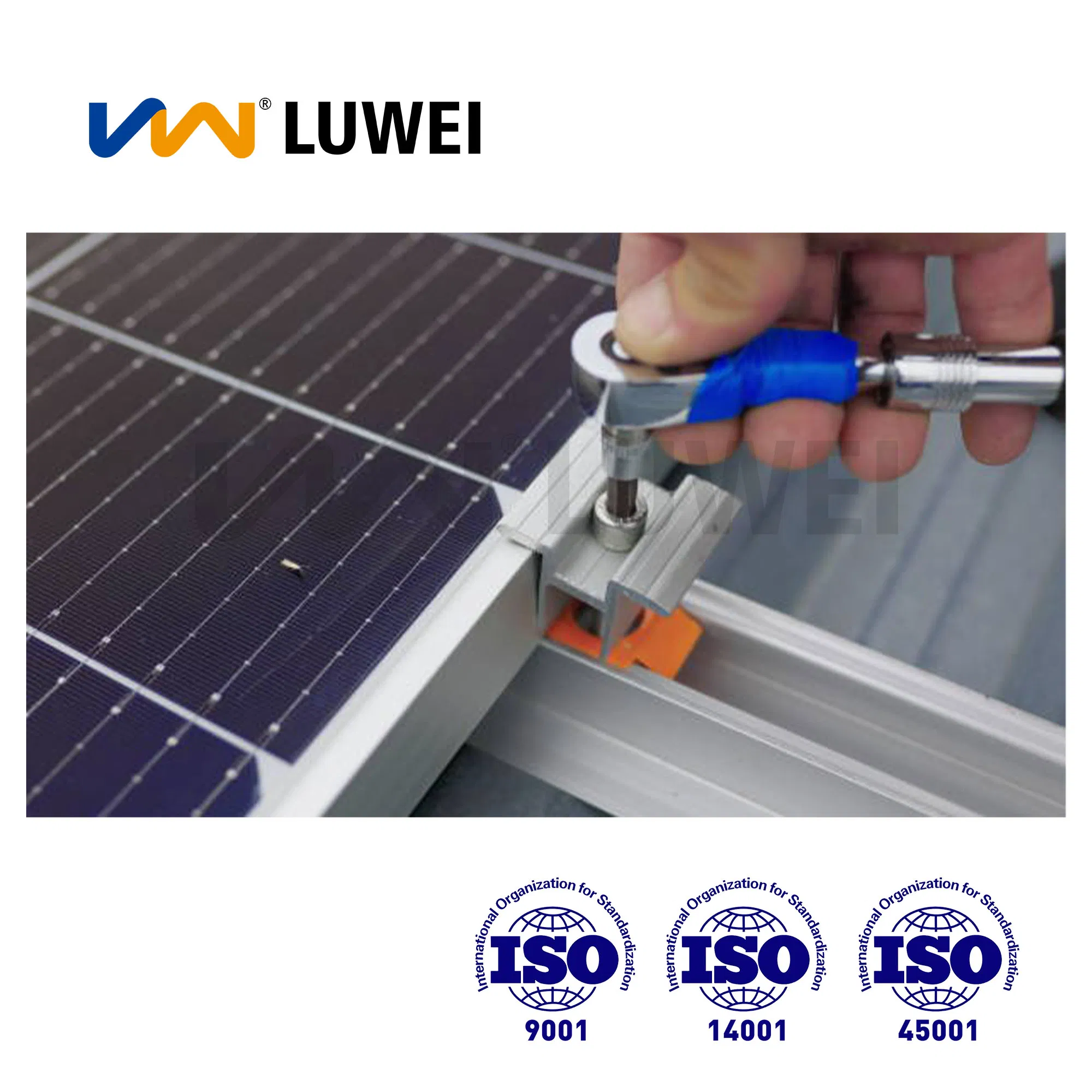 Durable Lightweight Mechanical Solar Panel Mounting Track System