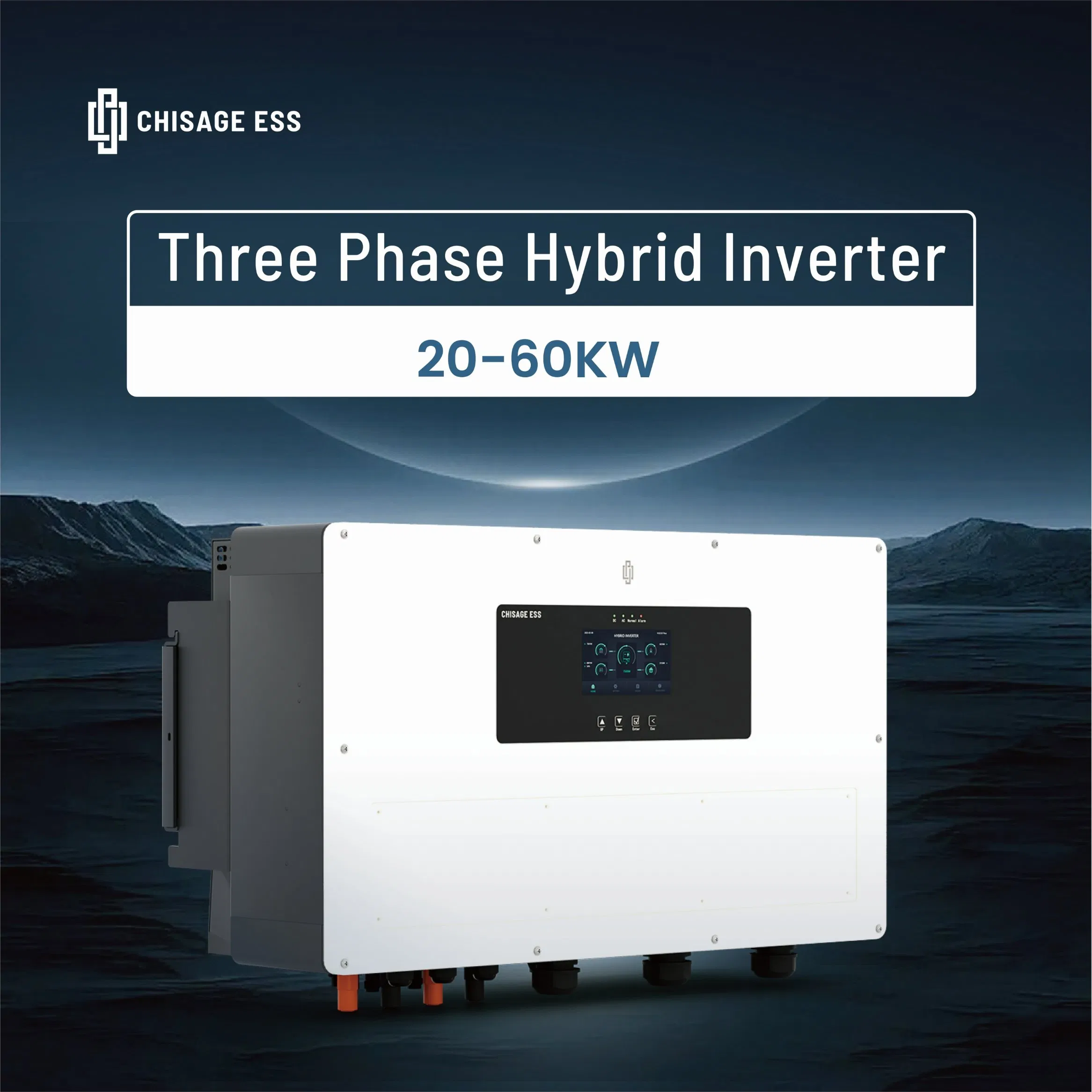 20kVA 20kw High Voltage off Grid Tie Inverter DC AC Solar Controller Hybrid Solar Power Inverter