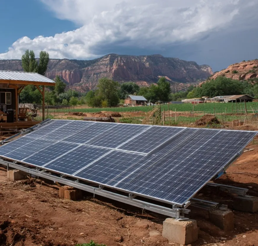 Solar Ground Mounting System 1