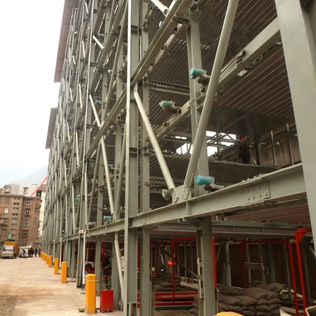 Lightweight 12 Level Puzzle Parking System with Aluminum Frame for Small Commercial Building Use