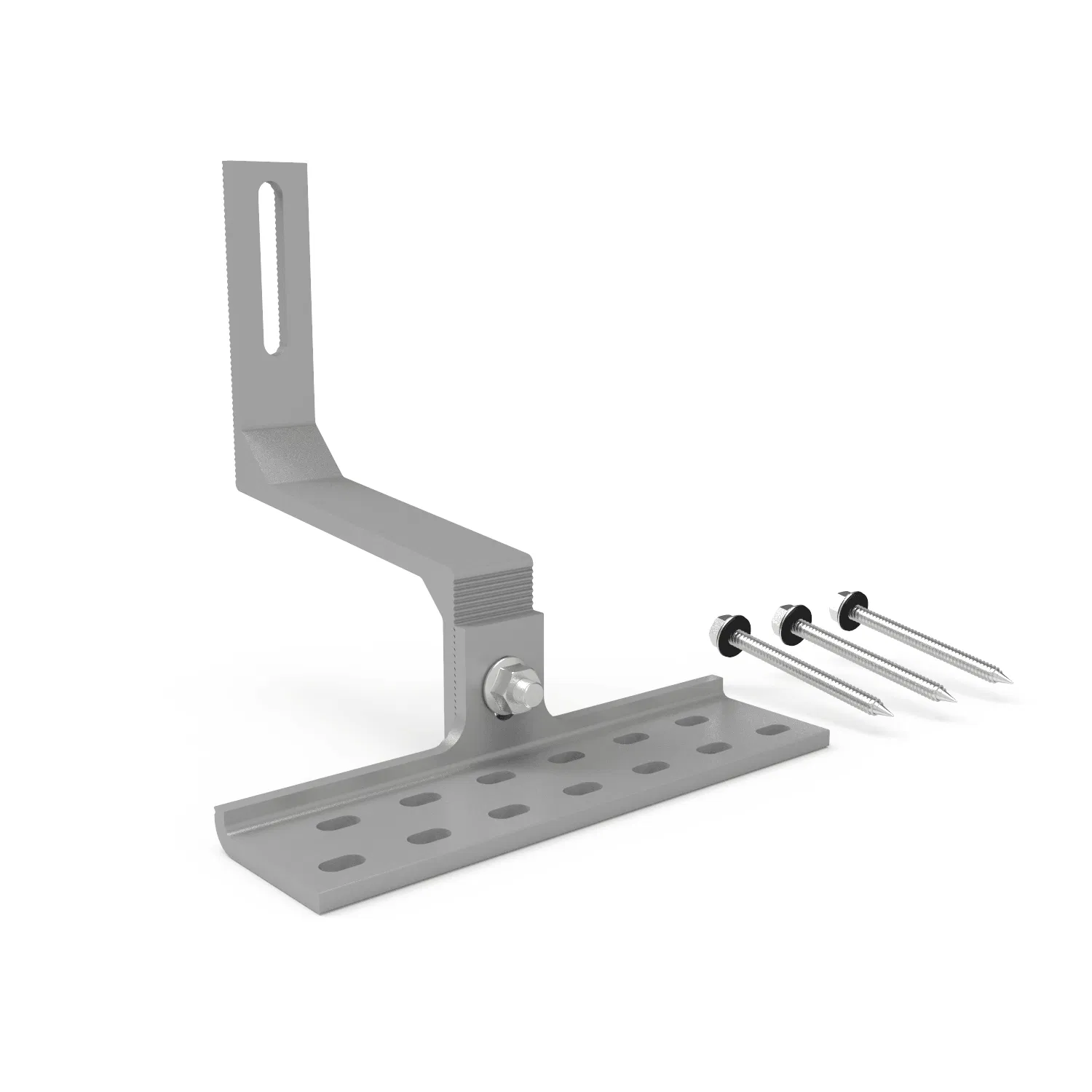 Aluminum Alloy Solar Mounting Kit System Tile Roof Hook Adjustable PV Bracket