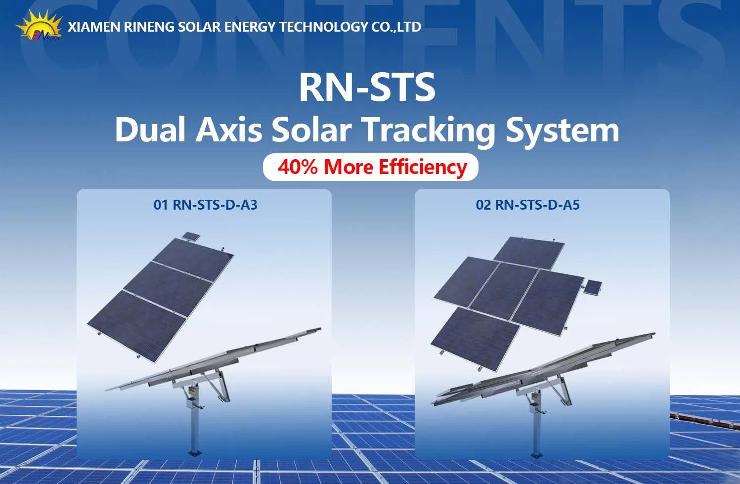 Dual Axis Solar Tracking Mounting System