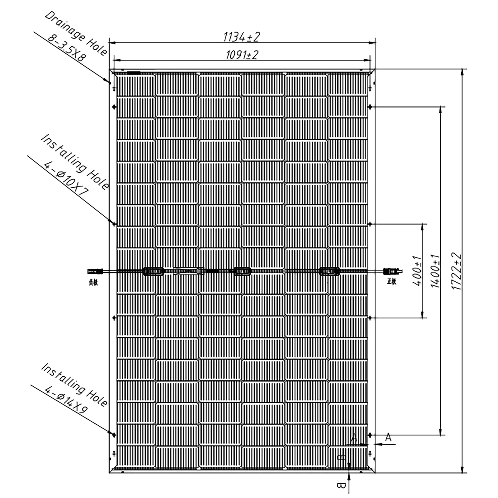 China Monocrystalline Silicon Photovoltaic Polycrystalline Solar Panel with High Quality Ts-M10/108g