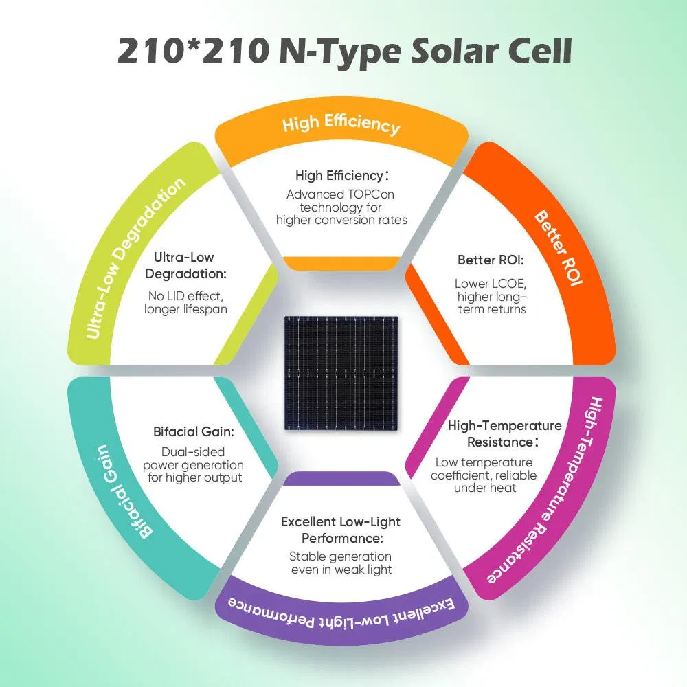 Sunpal Mono Solar Panels Bifacial 700 Watt 710Watt 730Watt Ip68 Solar Panel Photovoltaic