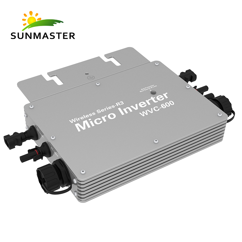 700W Micro Inverter Solar Grid Tie Microinverter IP65 WiFi Control Self Cooling 120/230V Automatic Identification Power Inverter