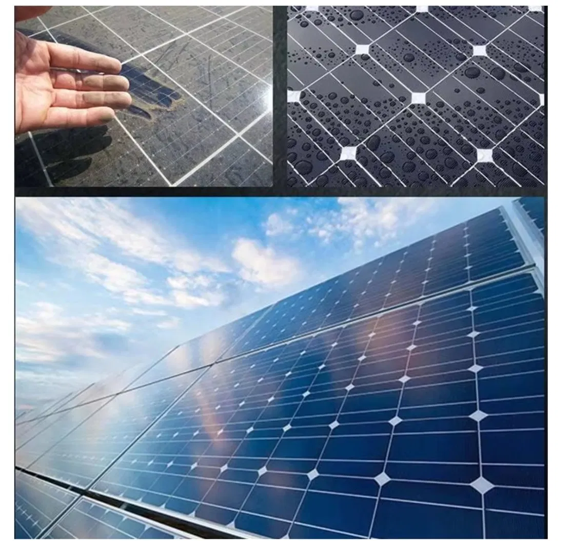 2025 Hot Sell Fully Automatic Solar Panel Cleaning Robot Machine