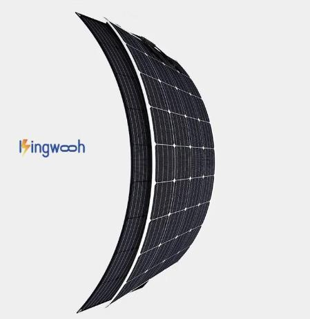 Solar Photovoltaic Panel 200 Watt Mono Semi Flexible Solar Panel Photovoltaic Portable Solar Panel Semi-Flexible Solar Panels