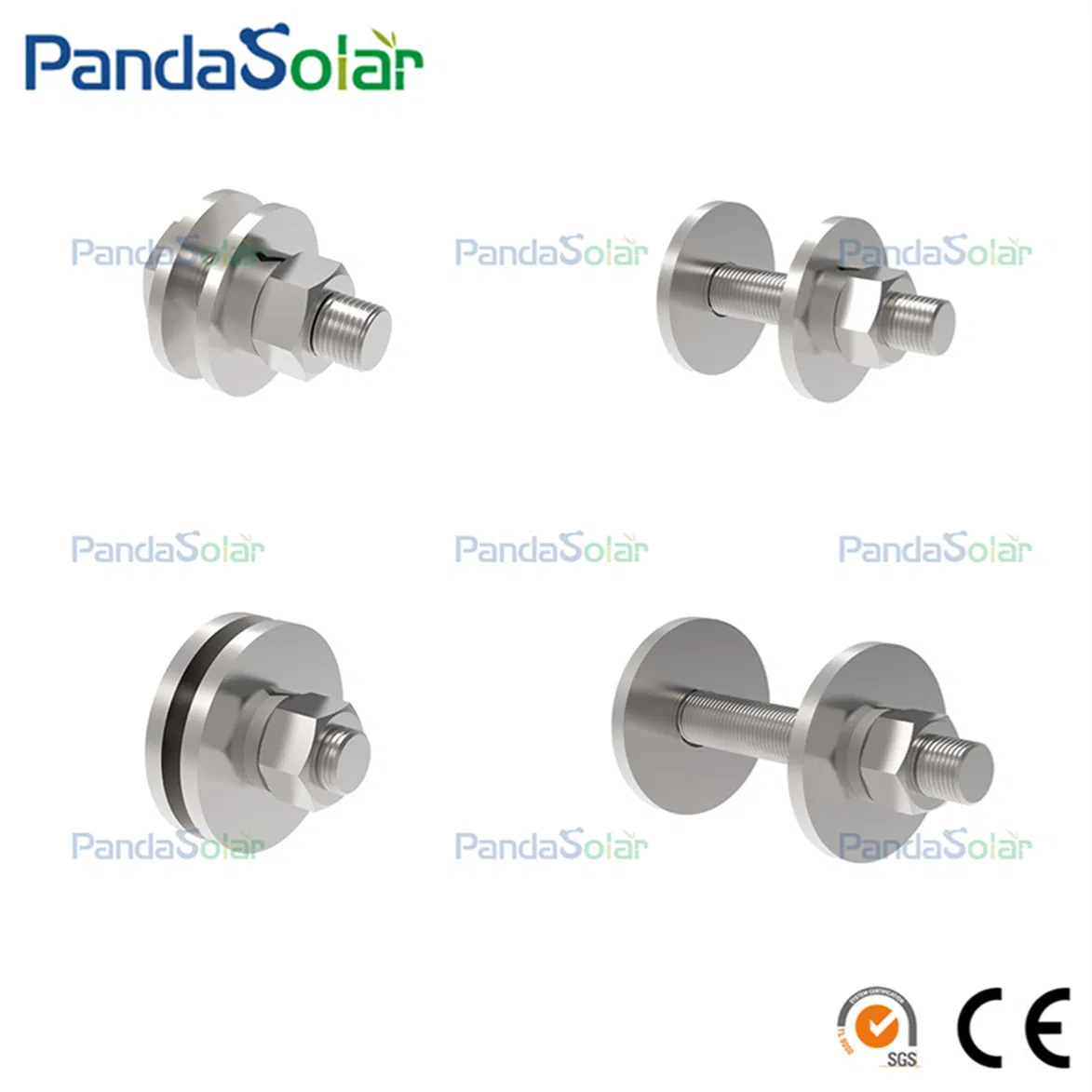 Pandasolar Easy Installation Zn-Al-Mg Coated Steel Solar Energy Ground Mounting Solar Racking System