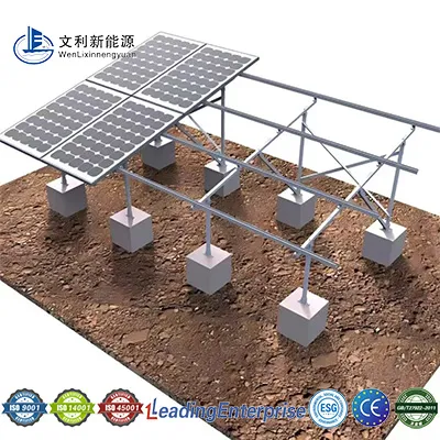 U-Shaped Steel Ground-Solar Mounting System
