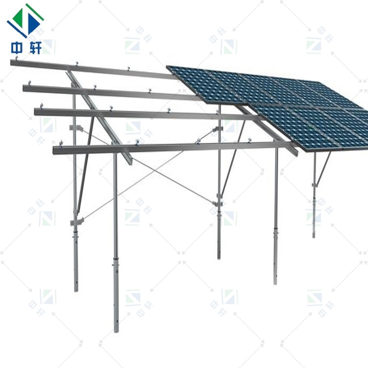 Adjustable Metal Solar Panel Mounting Brackets for Ground