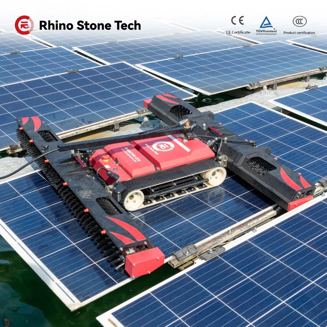 Photovoltaic Cleaner Equipment Solar Panel Cleaning Robot Semi Automatic Machine
