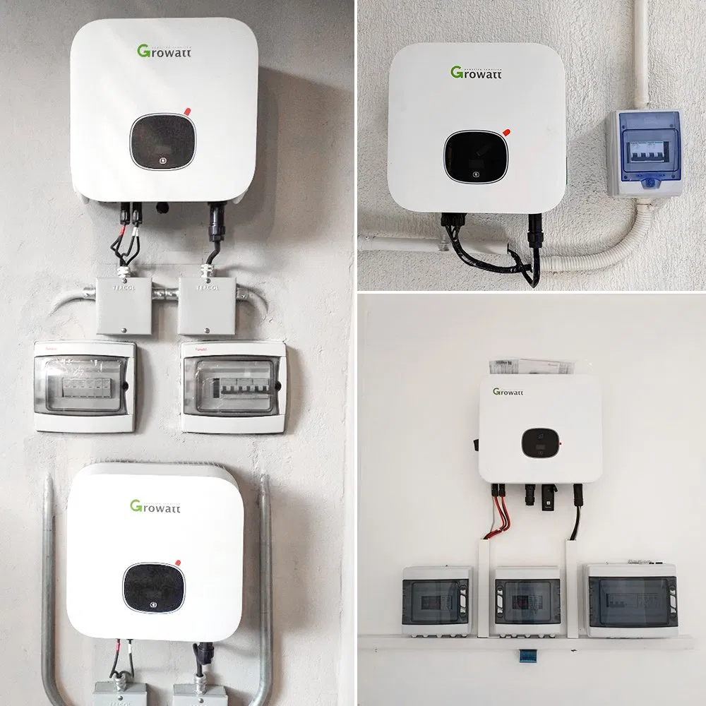 Growatt MPPT On Grid Tie Inverter 6000W 3000W 220V Solar Micro Inverter With Limiter