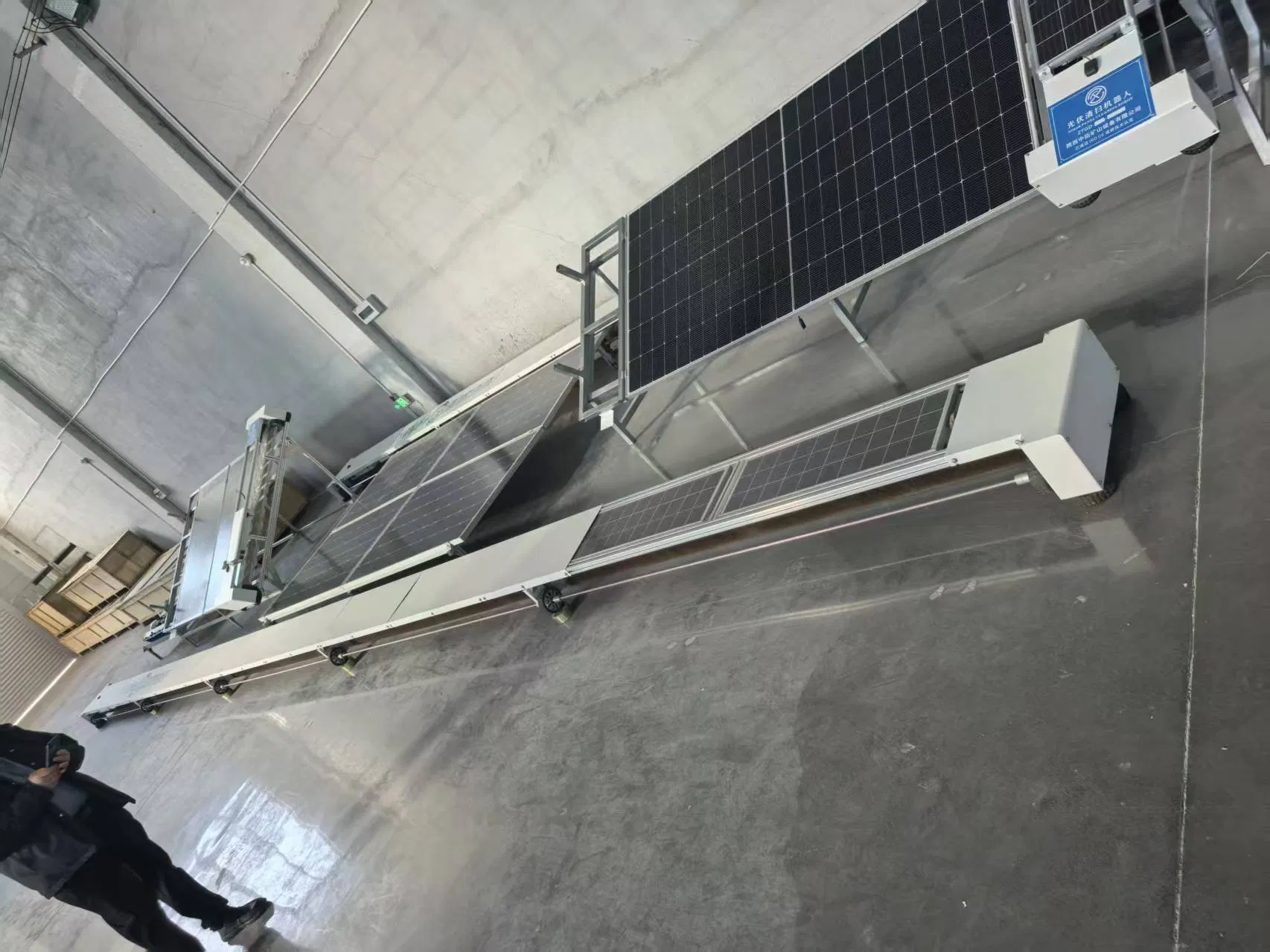 PV Module Cleaning System, Solar Panel Cleaning Robot, Automatic Brush, Solar Panel Cleaning Machine