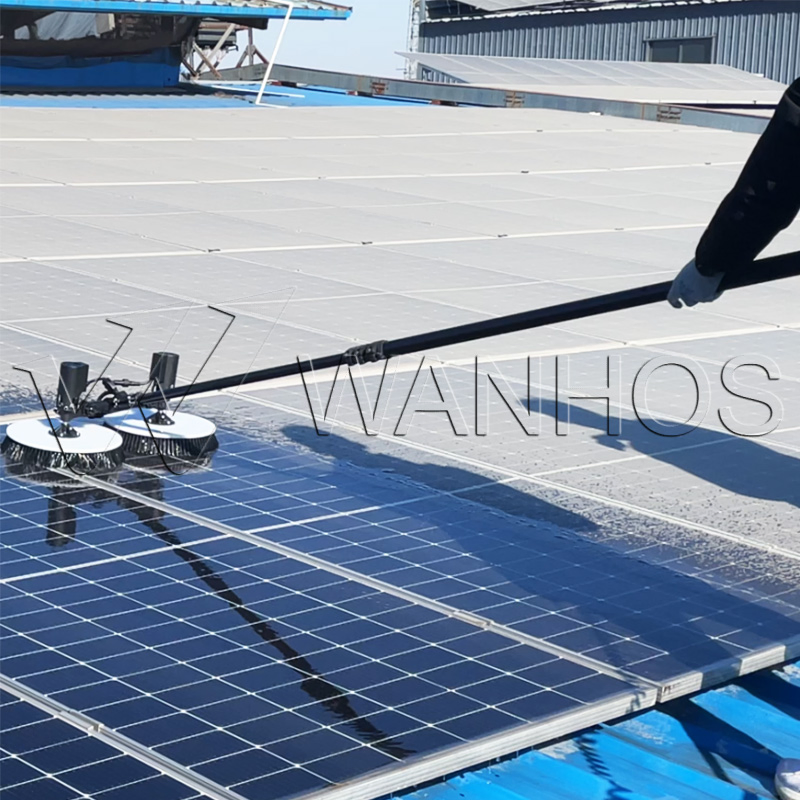 N2 Double-Head Solar Panel Cleaning Machine for PV Systems