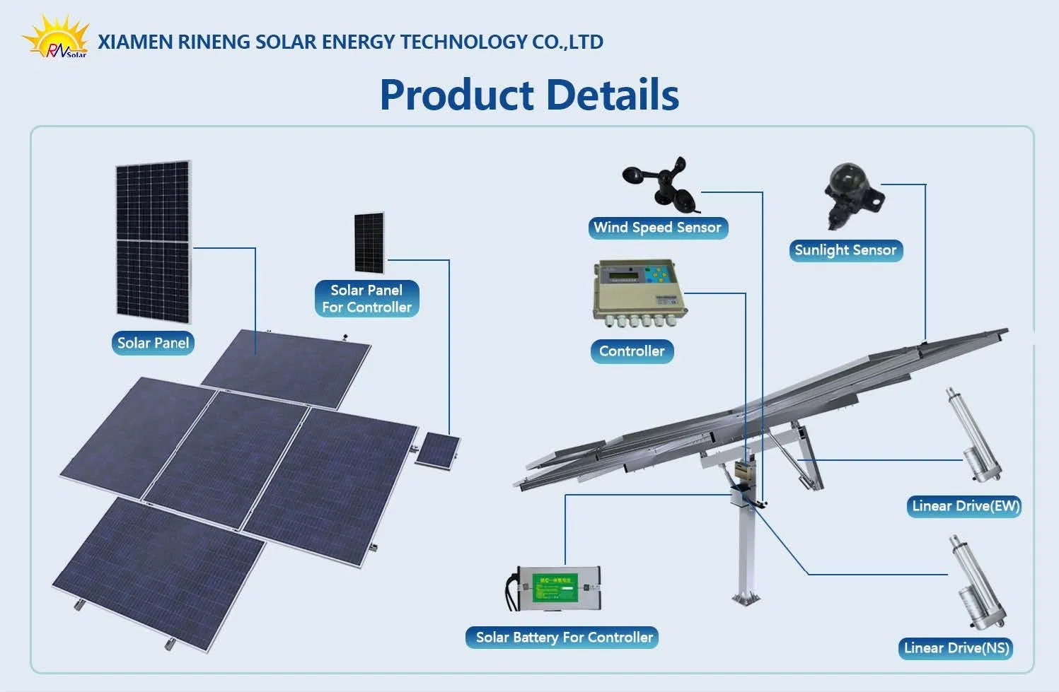 Dual Axis Solar Tracking Mounting System