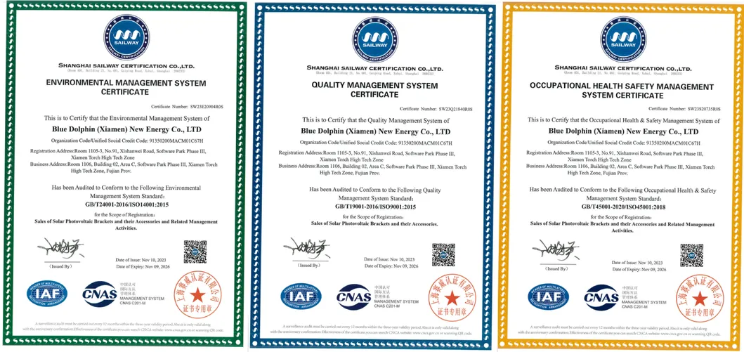 Certificates
