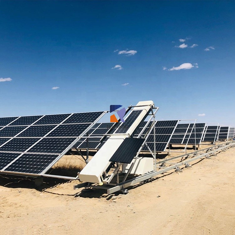 User-Friendly Solar Panel Cleaning Machine with Semi Automatic Features