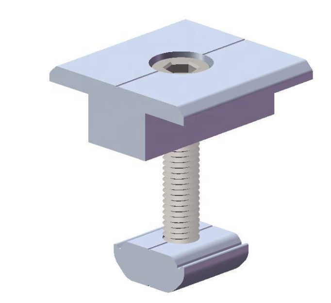 Factory Price Professional Aluminum Mini Rail Solar Metal Roof Rack Mounting System