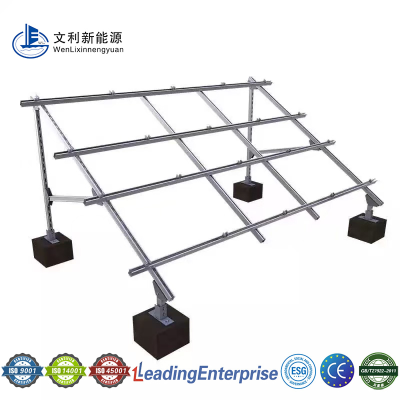 U-Shaped Steel Double-Column Ground-Solar Mounting System for Solar Panel