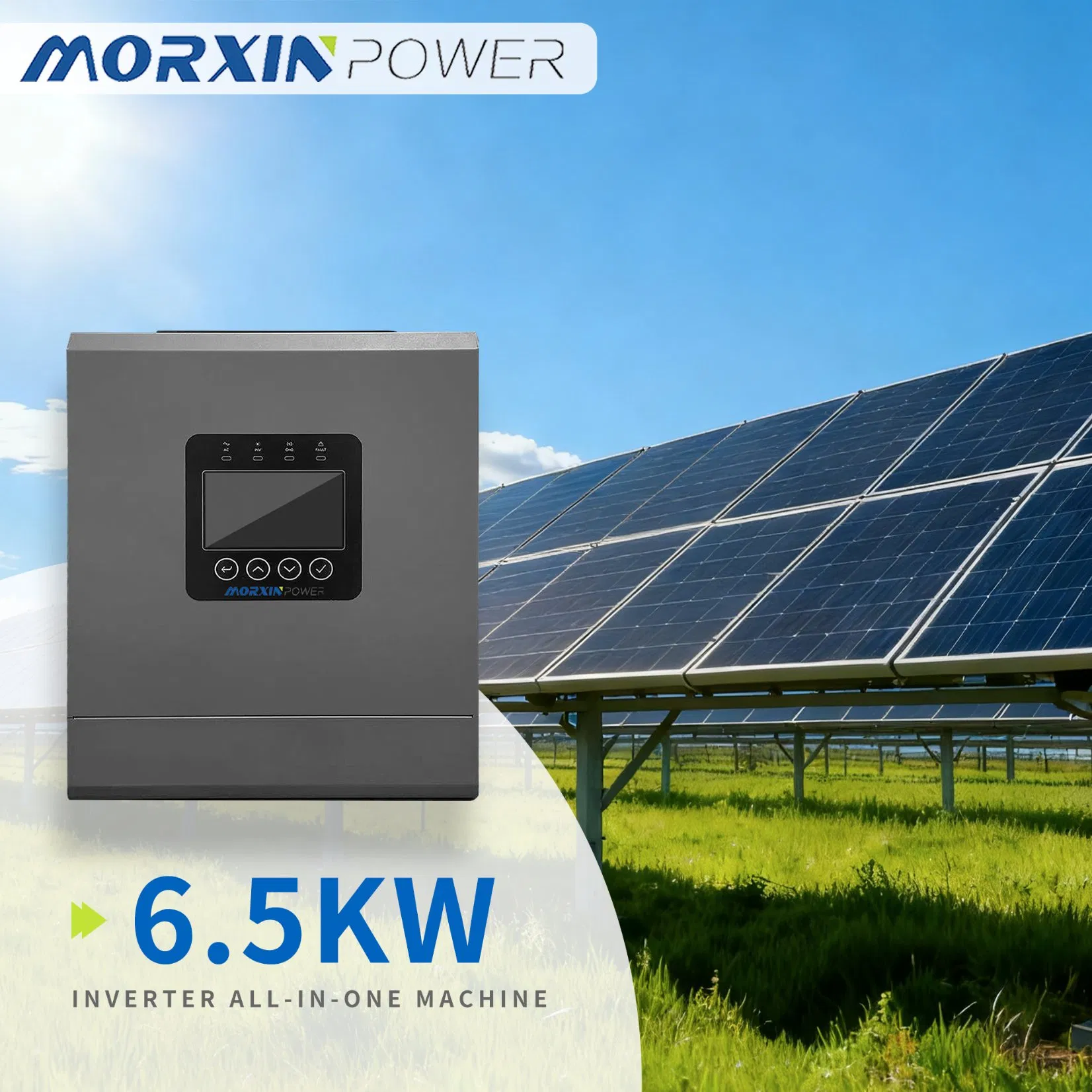 Advanced 48V 6.5kw Controller Charge off Grid Solar Pure Sine Wave Energy Solar Power Inverter with MPPT