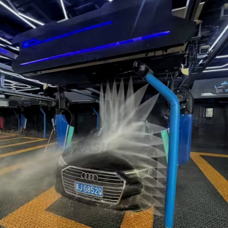 Automatic Car Wash Machine with Energy - Harvesting Solar Panels and Battery Backup - CE &amp; SGS Certified, Green and Reliable