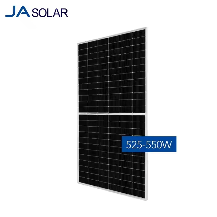 Ja 630W 700W 720W Half Cell Wholesale Poly PV Fold Flexible Black Monocrystalline Polycrystalline Photovoltaic Module Mono Solar Energy Sun Power Panel