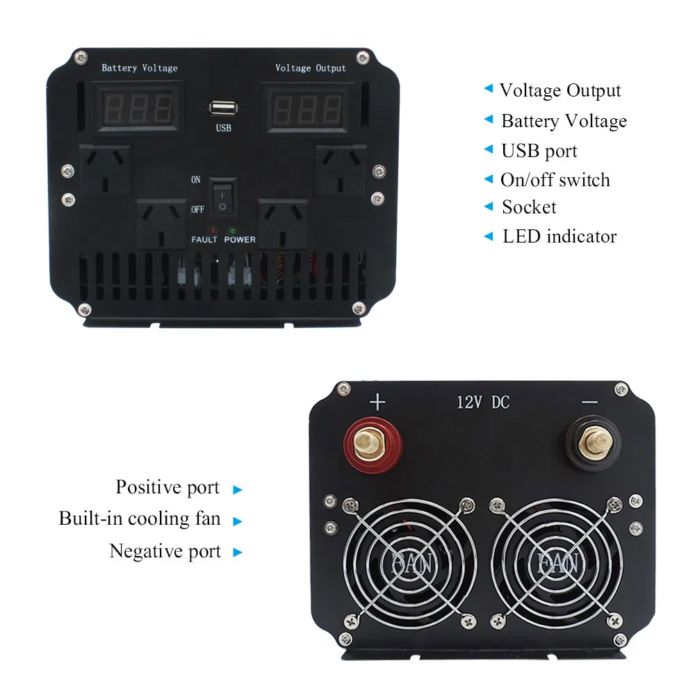 High-Power Customized 3000W 6000W Modified Sine Wave Inverter Solar Energy