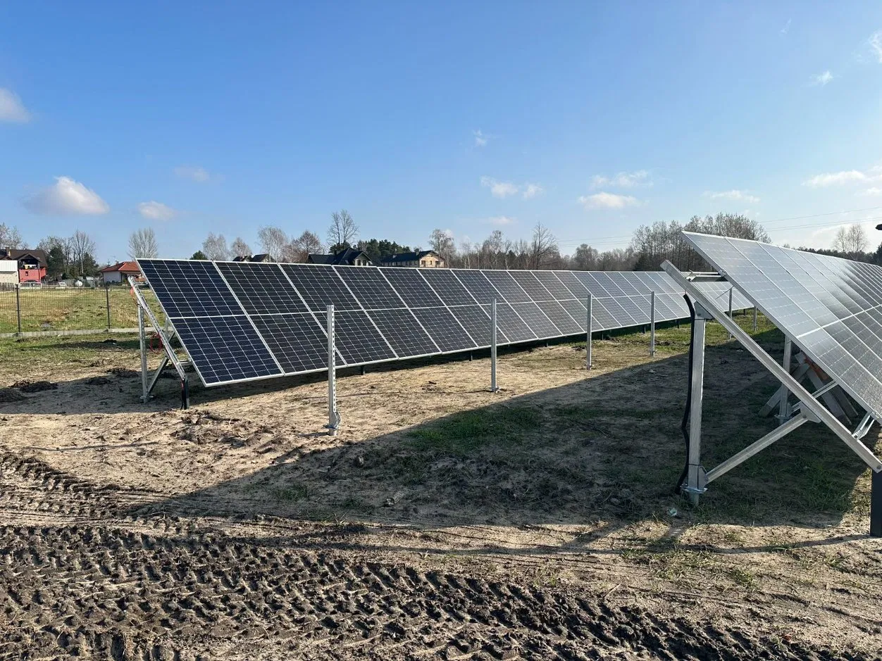 Solar Bracket Normal Type Solar Mounting System Used for Ground Open Field.